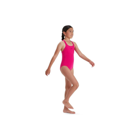 Costum inot fete Speedo Endurance+ Medalist roz – rezistent la clor, antrenament [4]