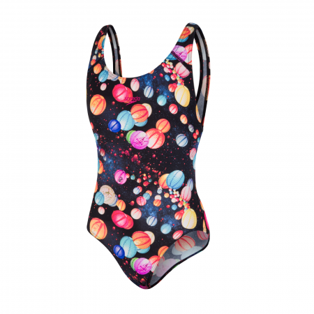 Costum inot fete Speedo Mizulanterns Alov Digi Spbk negru [0]