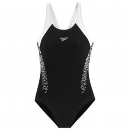 Costum pentru femei Speedo Boom Splice MuscleBack negru/alb [0]