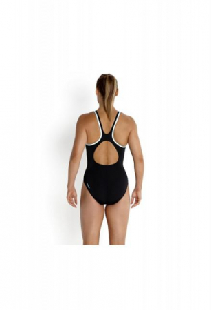 Costum pentru femei Speedo monogram muscleback negru/albastru [5]