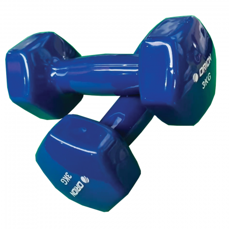 Gantera vinyl Orion 3 kg albastru [1]