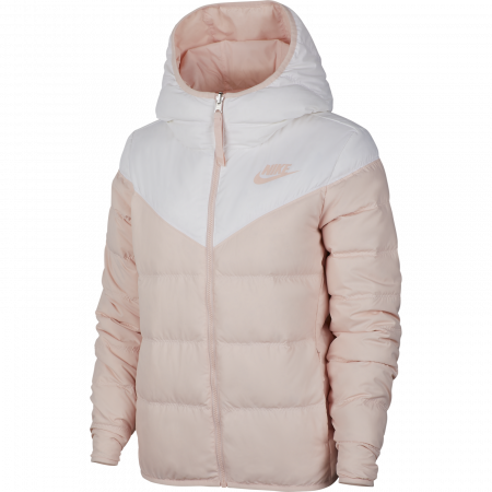 Geaca cu doua fete femei Nike Nsw Wr Dwn Fill Jkt Rev alb/roz [0]