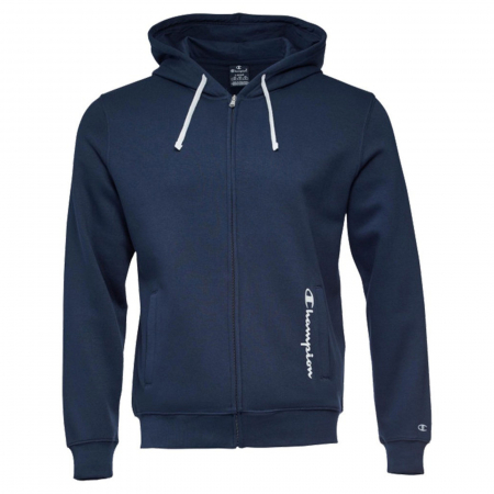 Hanorac cu fermoar sport barbati Champion Hooded Sweatshirt Fall Fleece bleumarin [0]