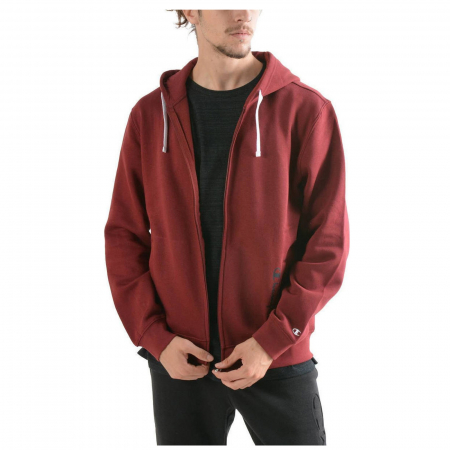 Hanorac cu fermoar sport barbati Champion Hooded Sweatshirt Fall Fleece visiniu [1]