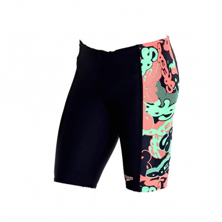 Jammer Allover panel Speedo pentru baieti bleumarin/portocaliu/verde [0]