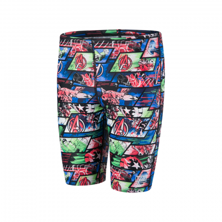 Jammer baieti Speedo Disney Marvel Allover Digi, negru/albastru [0]