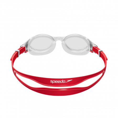 Ochelari inot adulti Speedo Biofuse Mirror 2.0 transparent/rosu [1]