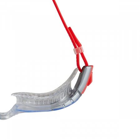 Ochelari inot adulti Speedo Futura Biofuse flexiseal rosu/transparent [3]