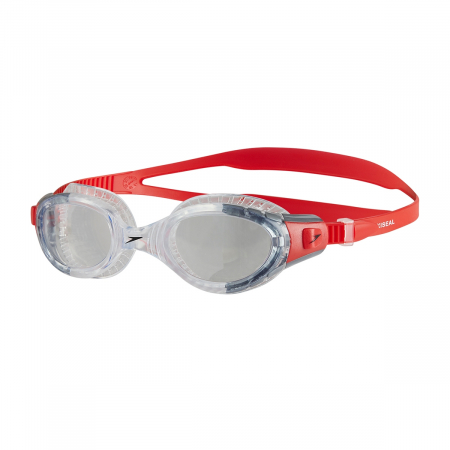 Ochelari inot adulti Speedo Futura Biofuse flexiseal rosu/transparent [0]