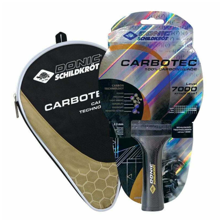 Paleta tenis de masa Donic Schildkrot CarboTec 7000 cu husa paleta inclusa [1]