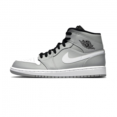 Pantofi casual barbati NIKE AIR JORDAN 1 MID gri/alb [0]