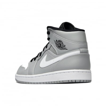 Pantofi casual barbati NIKE AIR JORDAN 1 MID gri/alb [2]