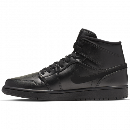 Pantofi sport barbati Nike Air Jordan 1 Mid negru [4]