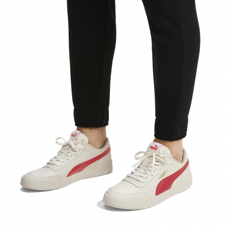 Pantofi sport barbati Puma Caracal alb/rosu [5]