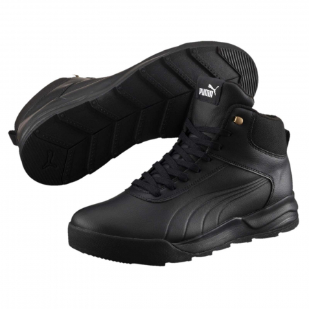 Pantofi sport inalti barbati Puma Desierto Sneaker L  negru [0]