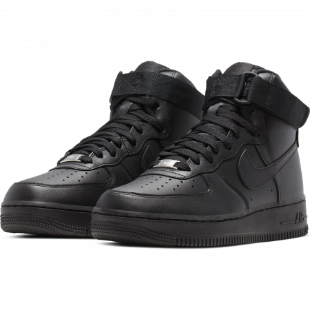 Pantofi sport inalti femei Nike Wmns Air Force 1 High negru [2]
