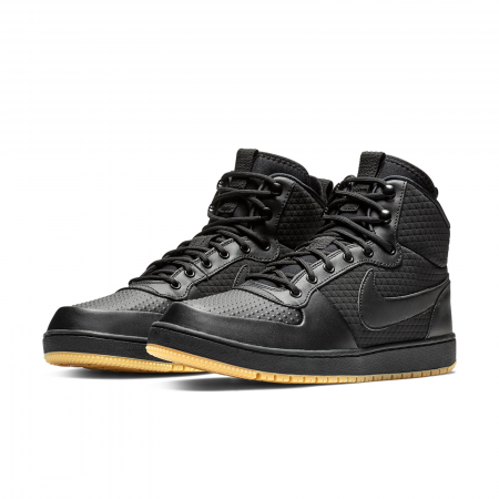 Pantofi sport inalti pentru iarna barbati Nike Ebernon Mid Winter negru [2]