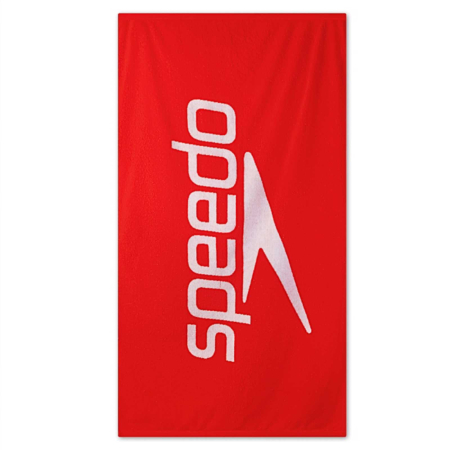 ARTICOLE INOT SPEEDO - Prosop Speedo Logo rosu/alb – prosop piscina 100% bumbac, absorbant, 75x145 cm - Copie