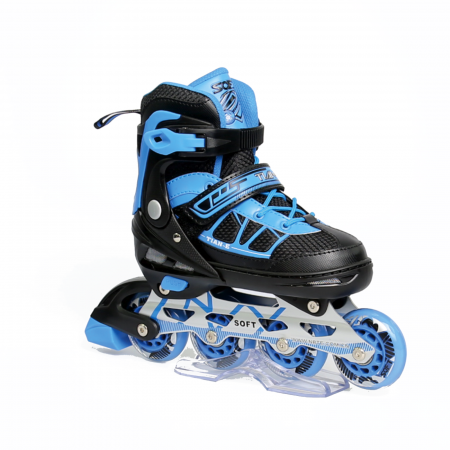 Role reglabile pentru copii TE-281A negru-albastru [1]