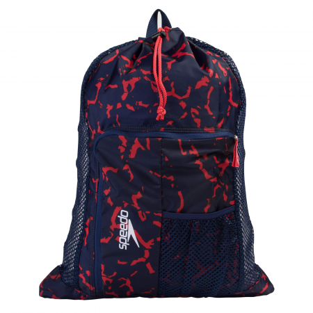 Saculet de plasa pentru accesorii Speedo DeLuxe albastru/rosu [0]