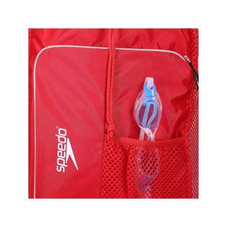 Saculet de plasa pentru accesorii Speedo DeLuxe rosu [4]