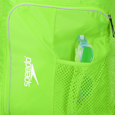 Saculet de plasa unisex pentru accesorii Speedo Deluxe verde [4]