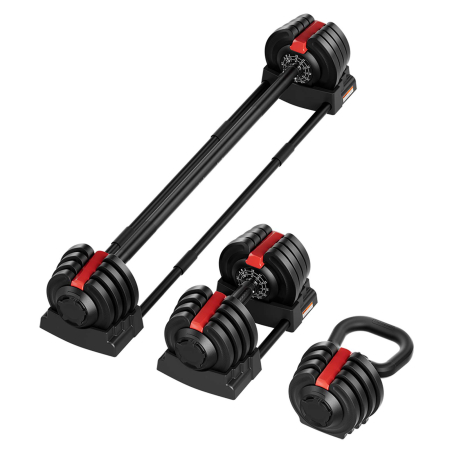 ACCESORII FITNESS SI GREUTATI - Set greutati ajustabile Orion 3 in 1, 18 kg