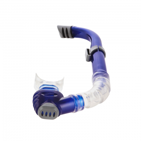 Set inot cu masca, tub scufundari si labe inot Speedo gri/albastru [2]