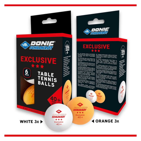 Set mingi tenis de masă Donic Exclusive 3* 40+ [1]