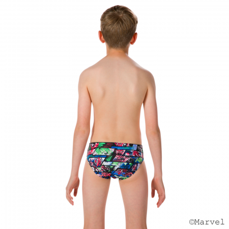 Slip baieti Speedo Disney Marvel Alv Disney 6.5 cm negru/albastru [3]