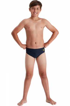 Slip inot baieti Speedo Brief Logo 6,5cm negru [4]