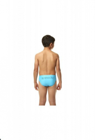 Slip inot baieti Speedo Essential Logo 6.5 cm albastru/bleumarin [2]