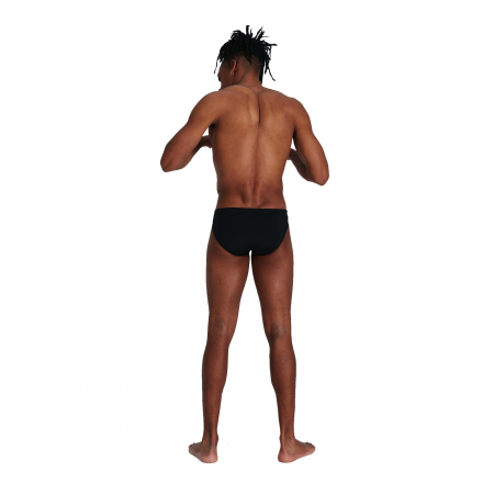 Slip inot barbati Speedo Allover 7 cm Brief negru/albastru [4]