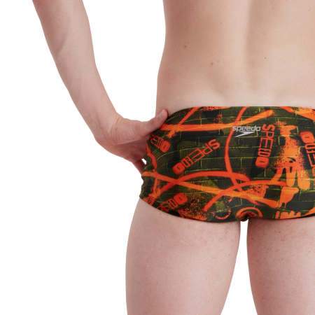 Slip inot barbati Speedo Brief 17cm portocaliu/verde [1]