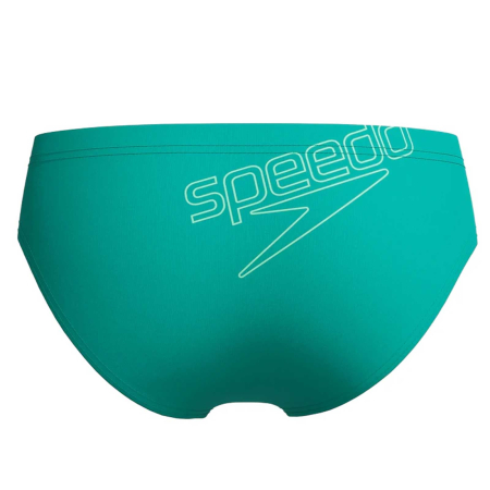 Slip inot copii Speedo Logo 6.5 cm BRF verde – rezistent la clor, EnduraFlex, confort si elasticitate [1]