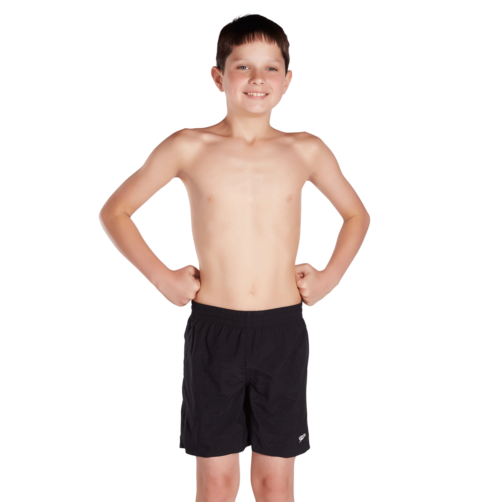 Sort baie baieti Speedo Solid Leisure 15" negru [2]