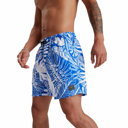 Sort baie barbati Speedo Prime Leisure 16" blue/alb [1]