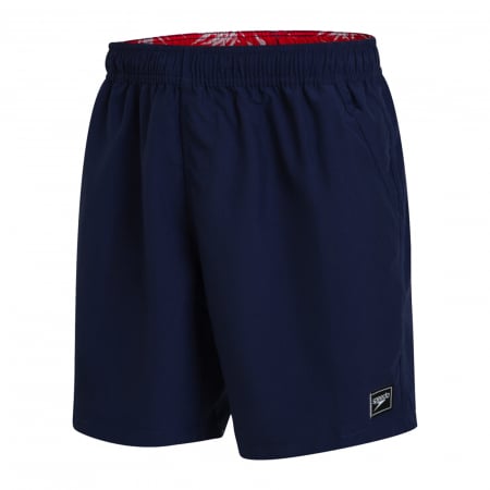 Sort baie barbati Speedo Printed Trim Leisure 16" bleumarin [0]