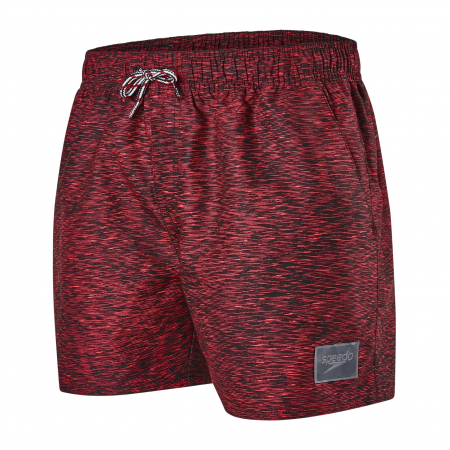 SORT BARBATI SPEEDO CASUAL PRINTED 14" NEGRU/ROSU [0]