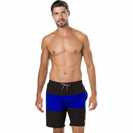 Sort barbati Speedo Panel Leisure 18" negru/albastru [1]