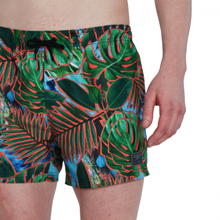 Sort barbati Speedo Printed Leisure 14" verde/rosu [5]