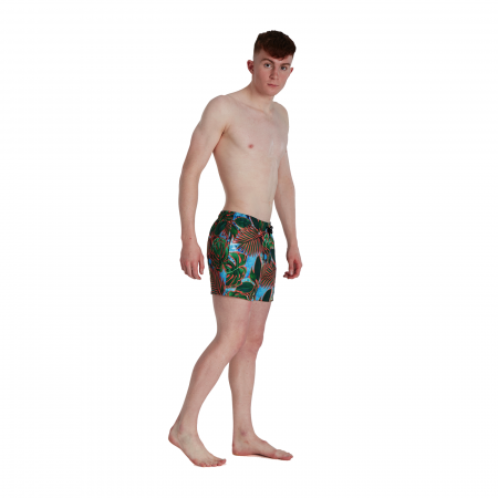 Sort barbati Speedo Printed Leisure 14" verde/rosu [2]