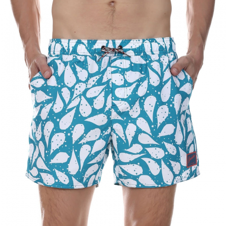 Sort barbati Speedo Vintage printed 14" albastru/alb [2]