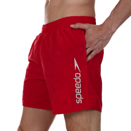 Sort de baie barbati Speedo Scope 16" rosu/alb [1]