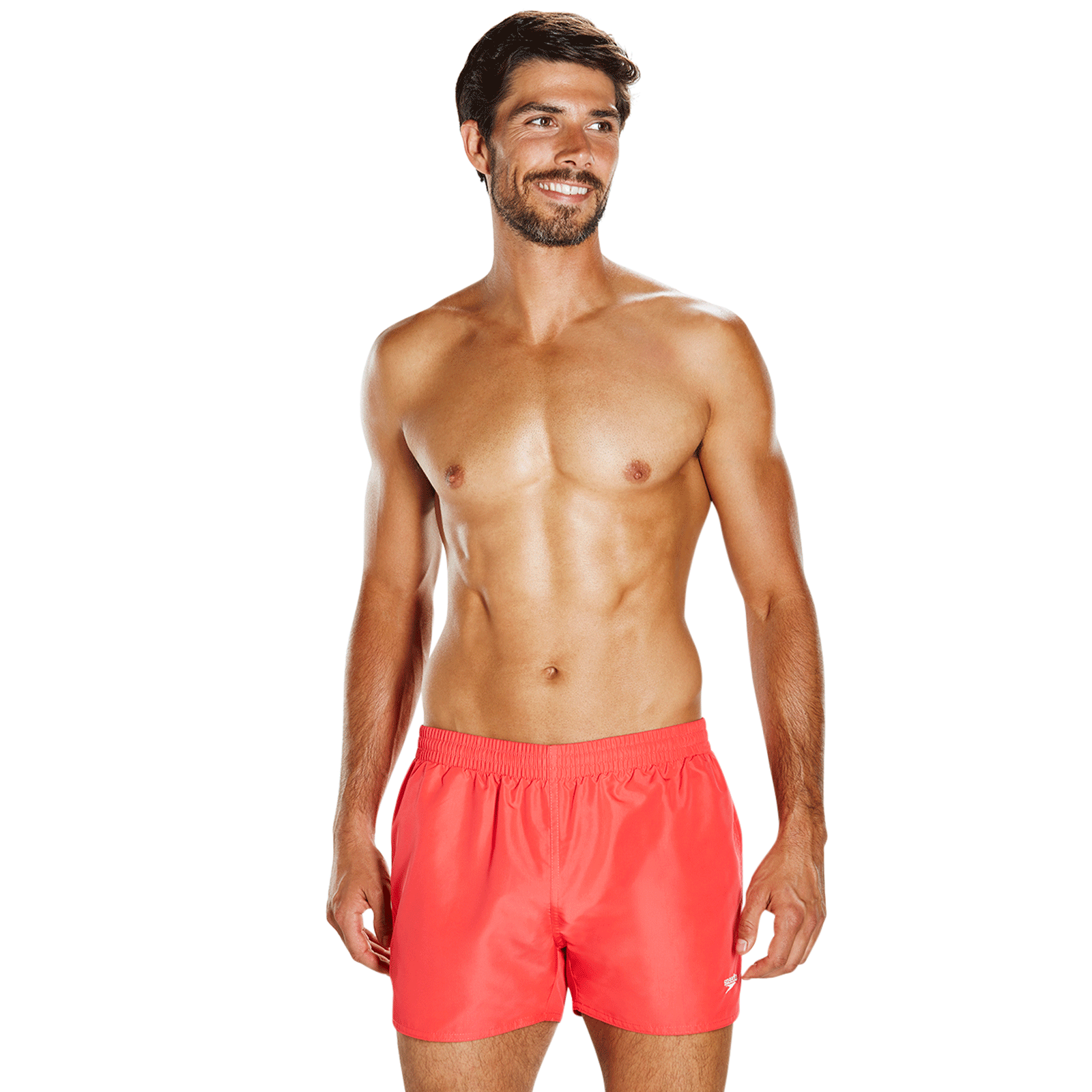 Sort pentru barbati Speedo Fitted Leisure 13" rosu [1]