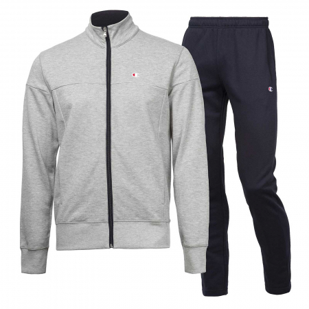 Trening barbati Champion Full Zip Suit bleumarin/gri [0]