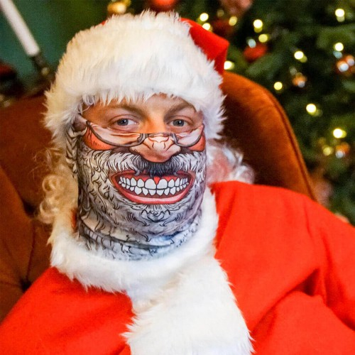 Bandana SA Face Shield Bad Santa [4]