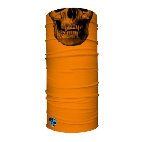Bandana SA Face Shield Orange Skull [2]