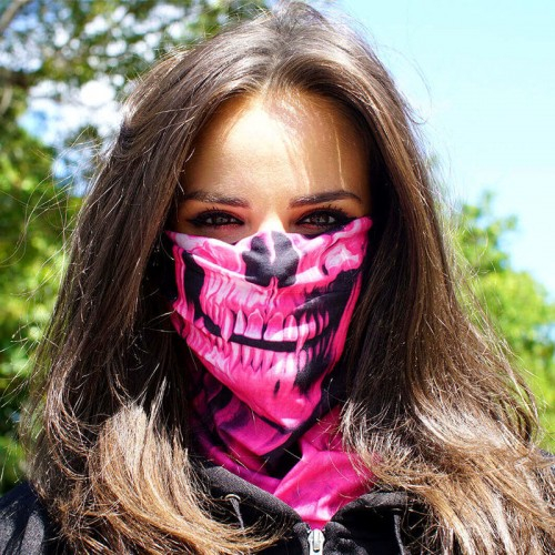 Bandana SA Face Shield Pink Military Camo [2]