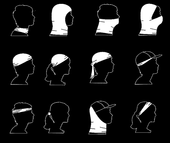 Bandana Unitube Black Arrows [2]